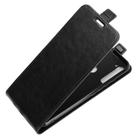 For Motorola One Fusion+ R64 Texture Single Vertical Flip Leather Protective Case with Card Slots & Photo Frame(Black) - 3