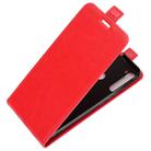 For Motorola One Fusion+ R64 Texture Single Vertical Flip Leather Protective Case with Card Slots & Photo Frame(Red) - 3