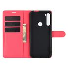 For Motorola One Fusion+ Litchi Texture Horizontal Flip Protective Case with Holder & Card Slots & Wallet(Red) - 4