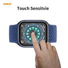 For Apple Watch 6/5/4/SE 44mm 2 PCS ENKAY Hat-Prince 0.2mm 9H Surface Hardness 3D Explosion-proof Aluminum Alloy Edge Full Screen Tempered Glass Screen Film - 3