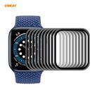 For Apple Watch 6/5/4/SE 44mm 10 PCS ENKAY Hat-Prince 0.2mm 9H Surface Hardness 3D Explosion-proof Aluminum Alloy Edge Full Screen Tempered Glass Screen Film - 1