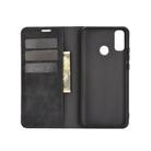For Huawei Y8S  Retro-skin Business Magnetic Suction Leather Case with Holder & Card Slots & Wallet(Black) - 2