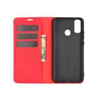 For Huawei Y8S  Retro-skin Business Magnetic Suction Leather Case with Holder & Card Slots & Wallet(Red) - 2