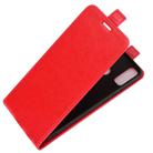 For Huawei Y8S R64 Texture Single Vertical Flip Leather Protective Case with Card Slots & Photo Frame(Red) - 3