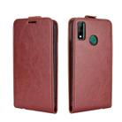For Huawei Y8S R64 Texture Single Vertical Flip Leather Protective Case with Card Slots & Photo Frame(Brown) - 2