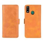 For Huawei Y8S  Dual-side Magnetic Buckle Horizontal Flip Leather Case with Holder & Card Slots & Wallet(Yellow) - 2