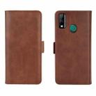 For Huawei Y8S  Dual-side Magnetic Buckle Horizontal Flip Leather Case with Holder & Card Slots & Wallet(Brown) - 2