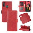 For Huawei Y8S  Dual-side Magnetic Buckle Horizontal Flip Leather Case with Holder & Card Slots & Wallet(Red) - 1