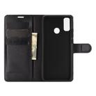 For Huawei Y8S Litchi Texture Horizontal Flip Protective Case with Holder & Card Slots & Wallet(Black) - 3