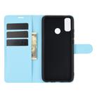 For Huawei Y8S Litchi Texture Horizontal Flip Protective Case with Holder & Card Slots & Wallet(Blue) - 3