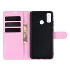 For Huawei Y8S Litchi Texture Horizontal Flip Protective Case with Holder & Card Slots & Wallet(Pink) - 3