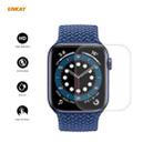 For Apple Watch Series 6/5/4/SE 44mm ENKAY Hat-Prince 3D Full Screen PET Curved Hot Bending HD Screen Protector Film(Transparent) - 2