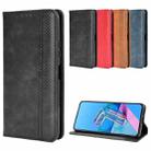 For Asus Zenfone 7 ZS670KS/Zenfone 7 Pro ZS671KS Magnetic Buckle Retro Crazy Horse Texture Horizontal Flip Leather Case  , with Holder & Card Slots & Photo Frame(Blue) - 3