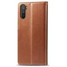 For Huawei Mate 40 Lite/Maimang 9 Solid Color Leather Buckle Phone Case with Lanyard & Photo Frame & Card Slot & Wallet & Stand Function(Brown) - 4