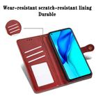 For Huawei Mate 40 Lite/Maimang 9 Solid Color Leather Buckle Phone Case with Lanyard & Photo Frame & Card Slot & Wallet & Stand Function(Blue) - 3