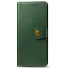 For Huawei Mate 40 Lite/Maimang 9 Solid Color Leather Buckle Phone Case with Lanyard & Photo Frame & Card Slot & Wallet & Stand Function(Green) - 2