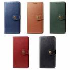 For OPPO A92s Solid Color Leather Buckle Phone Case with Lanyard & Photo Frame & Card Slot & Wallet & Stand Function(Red) - 3