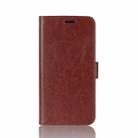 For ZTE A1 ZTG01 (Japanese version) R64 Texture Single Horizontal Flip Protective Case with Holder & Card Slots & Wallet& Photo Frame(Brown) - 4