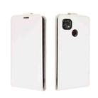 For ZTE Blade 10 Smart/ Blade 20 R64 Texture Single Vertical Flip Leather Protective Case with Card Slots & Photo Frame(White) - 2