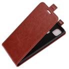 For ZTE Blade 10 Smart/ Blade 20 R64 Texture Single Vertical Flip Leather Protective Case with Card Slots & Photo Frame(Brown) - 3