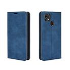 For ZTE Blade 10 Smart / Blade 20 Retro-skin Business Magnetic Suction Leather Case with Holder & Card Slots & Wallet(Dark Blue) - 2