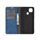 For ZTE Blade 10 Smart / Blade 20 Retro-skin Business Magnetic Suction Leather Case with Holder & Card Slots & Wallet(Dark Blue) - 3