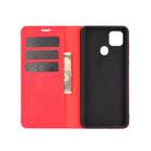 For ZTE Blade 10 Smart / Blade 20 Retro-skin Business Magnetic Suction Leather Case with Holder & Card Slots & Wallet(Red) - 3