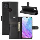 For ZTE Blade 10 Smart/Blade 20 Litchi Texture Horizontal Flip Protective Case with Holder & Card Slots & Wallet(Black) - 1