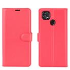 For ZTE Blade 10 Smart/Blade 20 Litchi Texture Horizontal Flip Protective Case with Holder & Card Slots & Wallet(Red) - 2