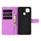 For ZTE Blade 10 Smart/Blade 20 Litchi Texture Horizontal Flip Protective Case with Holder & Card Slots & Wallet(Purple) - 3