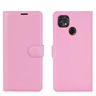 For ZTE Blade 10 Smart/Blade 20 Litchi Texture Horizontal Flip Protective Case with Holder & Card Slots & Wallet(Pink) - 2