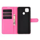 For ZTE Blade 10 Smart/Blade 20 Litchi Texture Horizontal Flip Protective Case with Holder & Card Slots & Wallet(Rose red) - 3