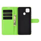 For ZTE Blade 10 Smart/Blade 20 Litchi Texture Horizontal Flip Protective Case with Holder & Card Slots & Wallet(Green) - 3