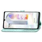 For LG Velvet 5G Mandala Flower Embossed Horizontal Flip Leather Case with Bracket / Card Slot / Wallet / Lanyard(Green) - 5