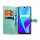 For OPPO Realme C15 Mandala Flower Embossed Horizontal Flip Leather Case with Bracket / Card Slot / Wallet / Lanyard(Green) - 3