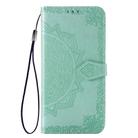 For Xiaomi Mi 10 Ultra Mandala Flower Embossed Horizontal Flip Leather Case with Bracket / Card Slot / Wallet / Lanyard(Green) - 3