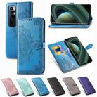 For Xiaomi Mi 10 Ultra Mandala Flower Embossed Horizontal Flip Leather Case with Bracket / Card Slot / Wallet / Lanyard(Blue) - 3