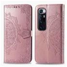 For Xiaomi Mi 10 Ultra Mandala Flower Embossed Horizontal Flip Leather Case with Bracket / Card Slot / Wallet / Lanyard(Rose Gold) - 2