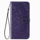 For Samsung Galaxy M31s Mandala Flower Embossed Horizontal Flip Leather Case with Bracket / Card Slot / Wallet / Lanyard(Purple) - 3