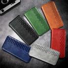 For LG Velvet 5G Cubic Grid Pressed Horizontal Flip Magnetic PU Leather Case with Holder & Card Slots & Wallet(Black) - 2
