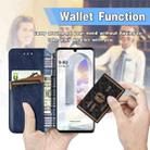 For LG Velvet 5G Cubic Grid Pressed Horizontal Flip Magnetic PU Leather Case with Holder & Card Slots & Wallet(Black) - 9