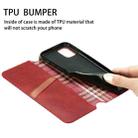 For One Plus Nord Cubic Grid Pressed Horizontal Flip Magnetic PU Leather Case with Holder & Card Slots & Wallet(Red) - 10