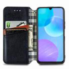 For Huawei Honor 30 Lite Cubic Grid Pressed Horizontal Flip Magnetic PU Leather Case with Holder & Card Slots & Wallet(Black) - 3