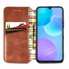 For Huawei Honor 30 Lite Cubic Grid Pressed Horizontal Flip Magnetic PU Leather Case with Holder & Card Slots & Wallet(Brown) - 3