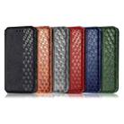 For Samsung Galaxy M31S Cubic Grid Pressed Horizontal Flip Magnetic PU Leather Case with Holder & Card Slots & Wallet(Green) - 3