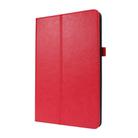 For Samsung Galaxy Tab S8 / Galaxy Tab S7 T870 2-Folding Business Horizontal Flip PU Leather Case with Card Slots & Holder(Red) - 2
