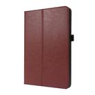 For Samsung Galaxy Tab S8 / Galaxy Tab S7 T870 2-Folding Business Horizontal Flip PU Leather Case with Card Slots & Holder(Coffee) - 1
