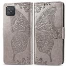 For OPPO A92S Butterfly Love Flower Embossed Horizontal Flip Leather Case with Holder & Card Slots & Wallet & Lanyard(Gray) - 4