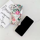 For iPhone 12 mini Plating Geometric Flower Series IMD TPU Mobile Phone Case(Pink PH4) - 3