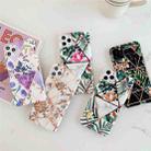 For iPhone 12 mini Plating Geometric Flower Series IMD TPU Mobile Phone Case(Black PH5) - 2